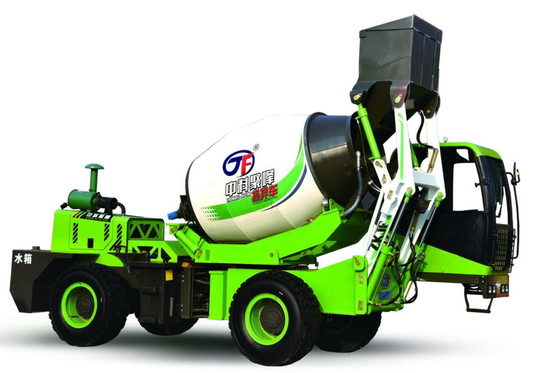 2.6 Cube Meter Capacity Automatic Concrete Mixer Truck for Building Industry