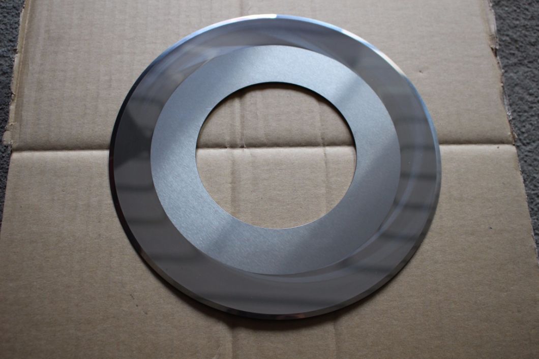 Tungsten Carbide Tc Circular Slitting Knife for Lithium Battery Cutting