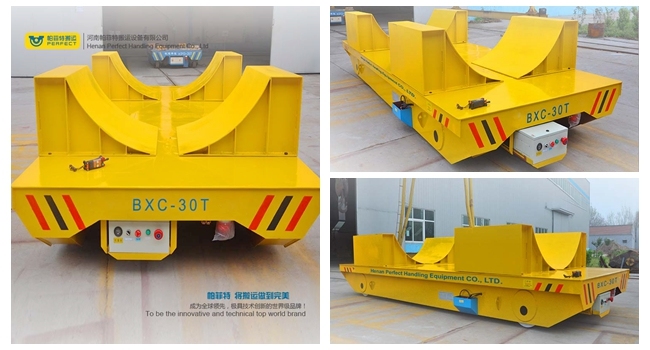 Motorized Coil Trailer Cart for Steel Mill Manufacturing