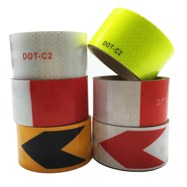 Free Sample Conspicuity Vehicle DOT- C2 PVC Pet 3m Reflective Tape