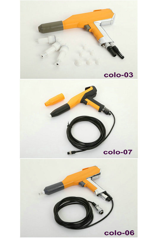 Colo-660 Electrostatic Powder Coating Kit with Spray Gun