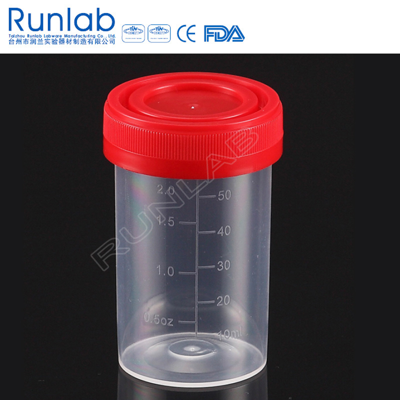 60ml Specimen Container with Security Seal