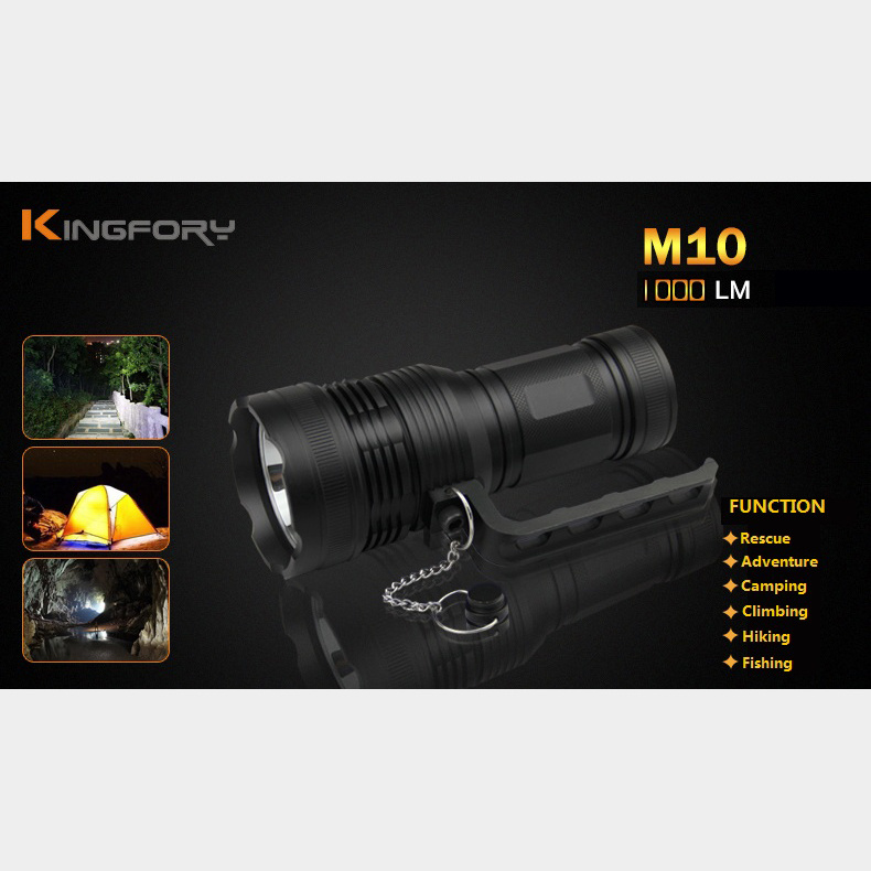 1000 Lumen Good Quality Portable USA CREE Xml T6 LED Flashlight for Adventure