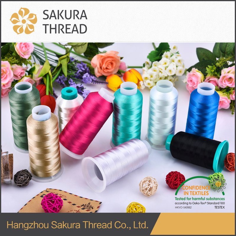 100% Spun Polyester Sewing Thread with Type 203, 402, 403, 602, 603