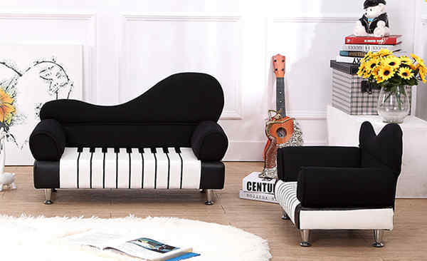 Children Furniture Single Kids Foam Piano Sofa Living Room Sofa