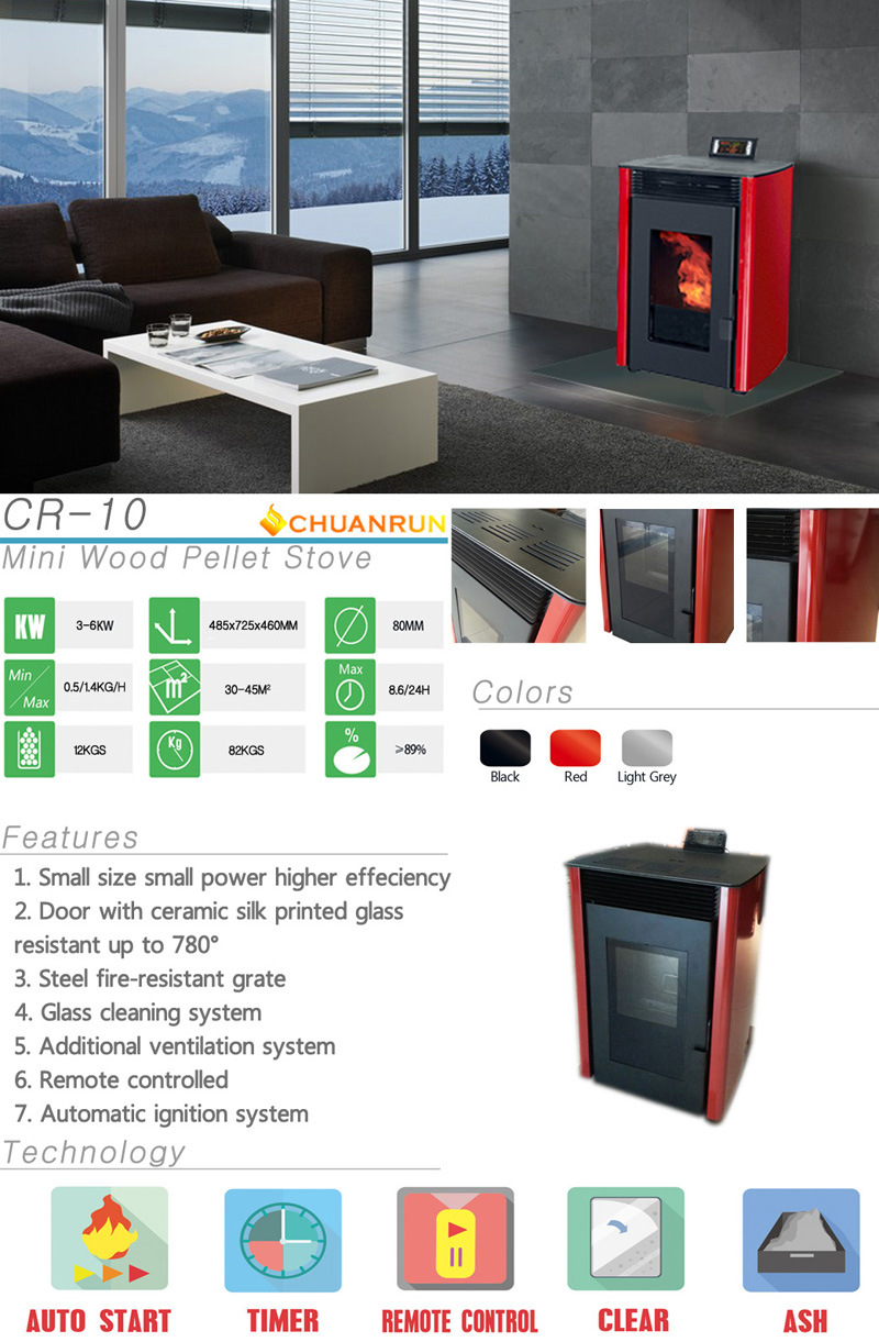 Small Biomass Pellet Stove (CR-10)