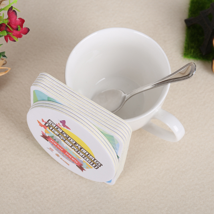 Cardboard Cotton Paper Drink Cup Coaster for Promotional (YH-DC060)