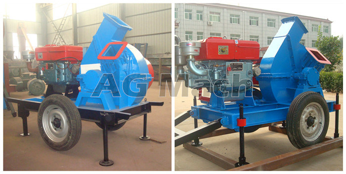 High Capacity Branch Chopper Wood Log Chipper Machine for Sale