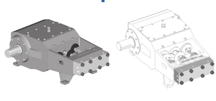 20000psi 325HP High Pressure Water Piston Pump