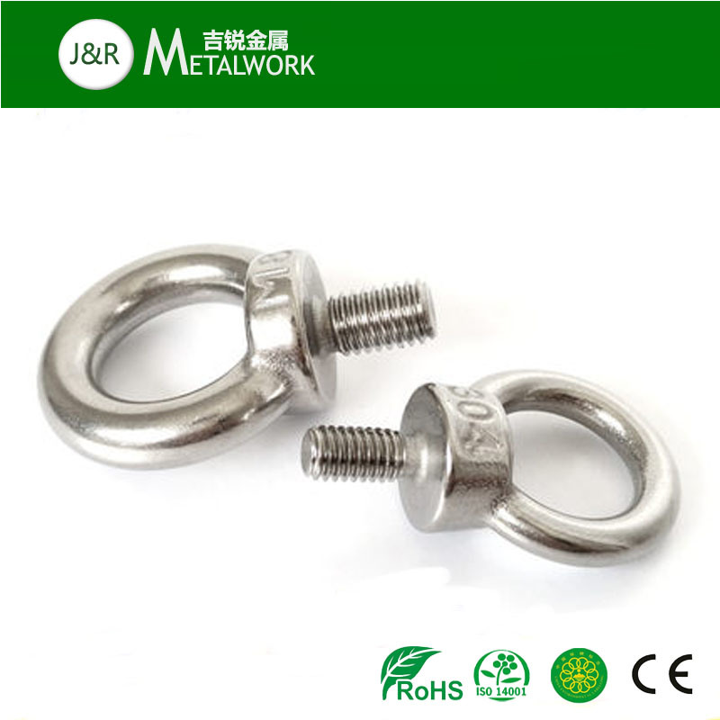 High Quality Stainless Steel SUS304 SUS316 Eye Bolt (M8-M64)