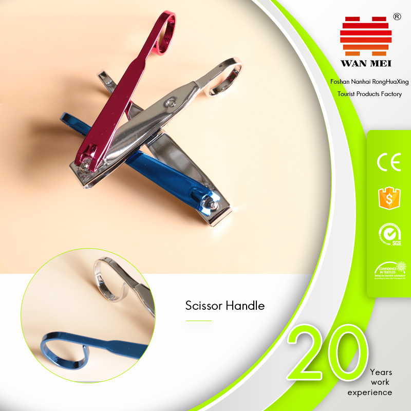 Elder Nail Cutter with Long Scissor Color Handle and Straight Cut