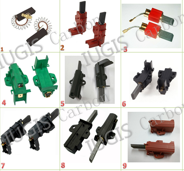Metal Carbon Brush and Holder Washing Machine Spare Parts