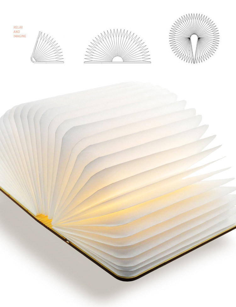 100% Environmental USB Foldable Decoration Light/LED Lumio Book Shaped Table Lamp