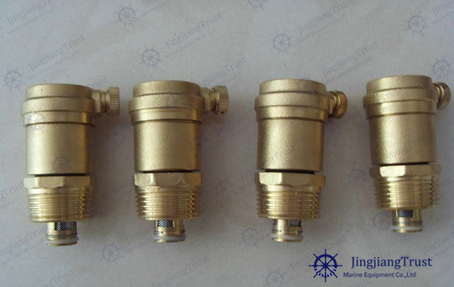 Small Automatic Pressure Relief Air Release Valve with Brass Color