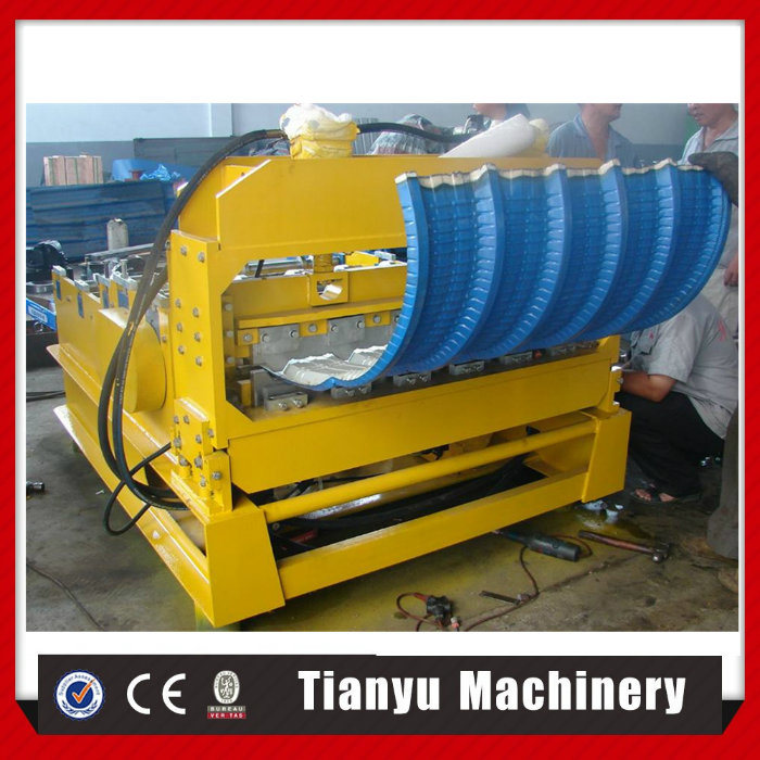 Curving Roof Sheet Roll Forming Machine