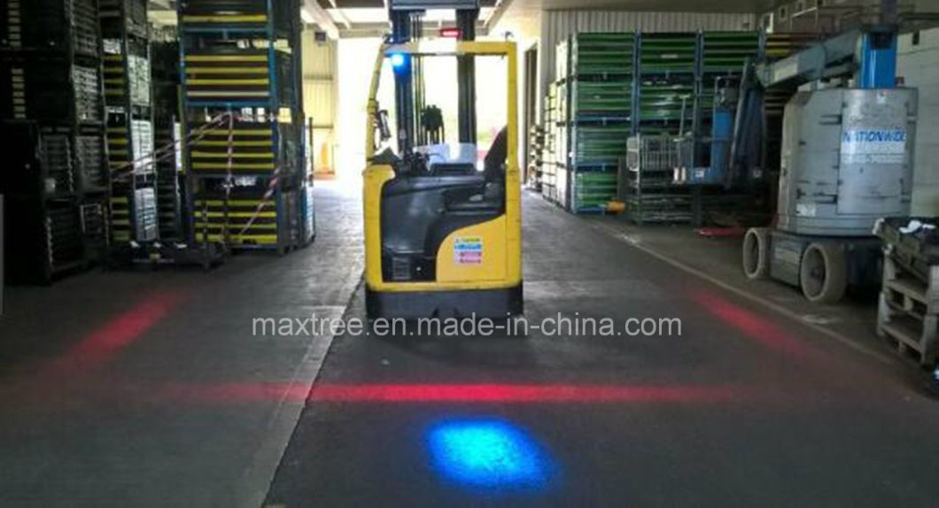 Red Go-Zone Forklift Safety Light for Manual Trucks/ Diesel Trucks