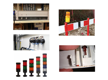 Lte-3072 Flicker Warning Light Traffic Light