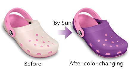 Golden-Red UV Sensitive Dye for Shoes Application
