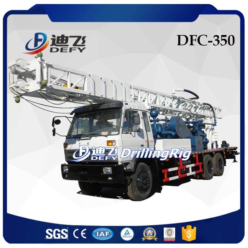 350m Used Truck Mounted Water Well Borehole Drilling Rigs