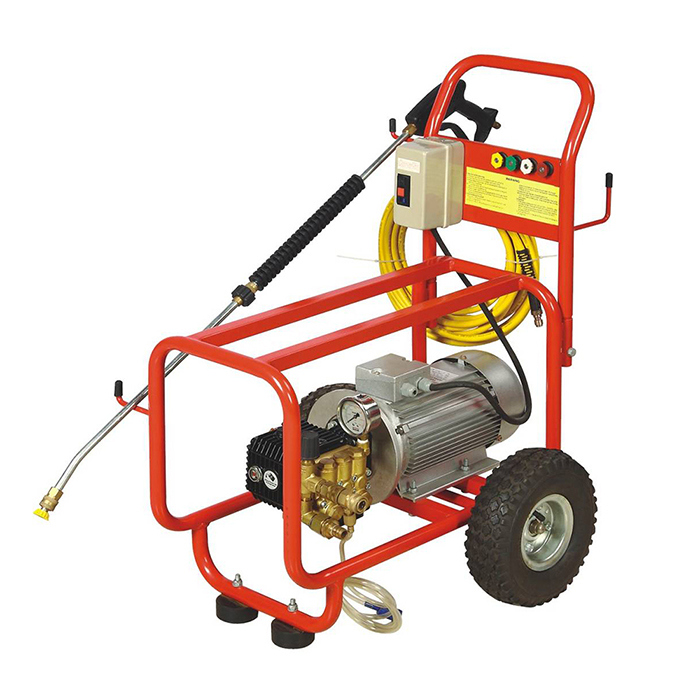 High Pressure Water Cleaner for Backyard, 2 Wheels Pressure Washer Portable