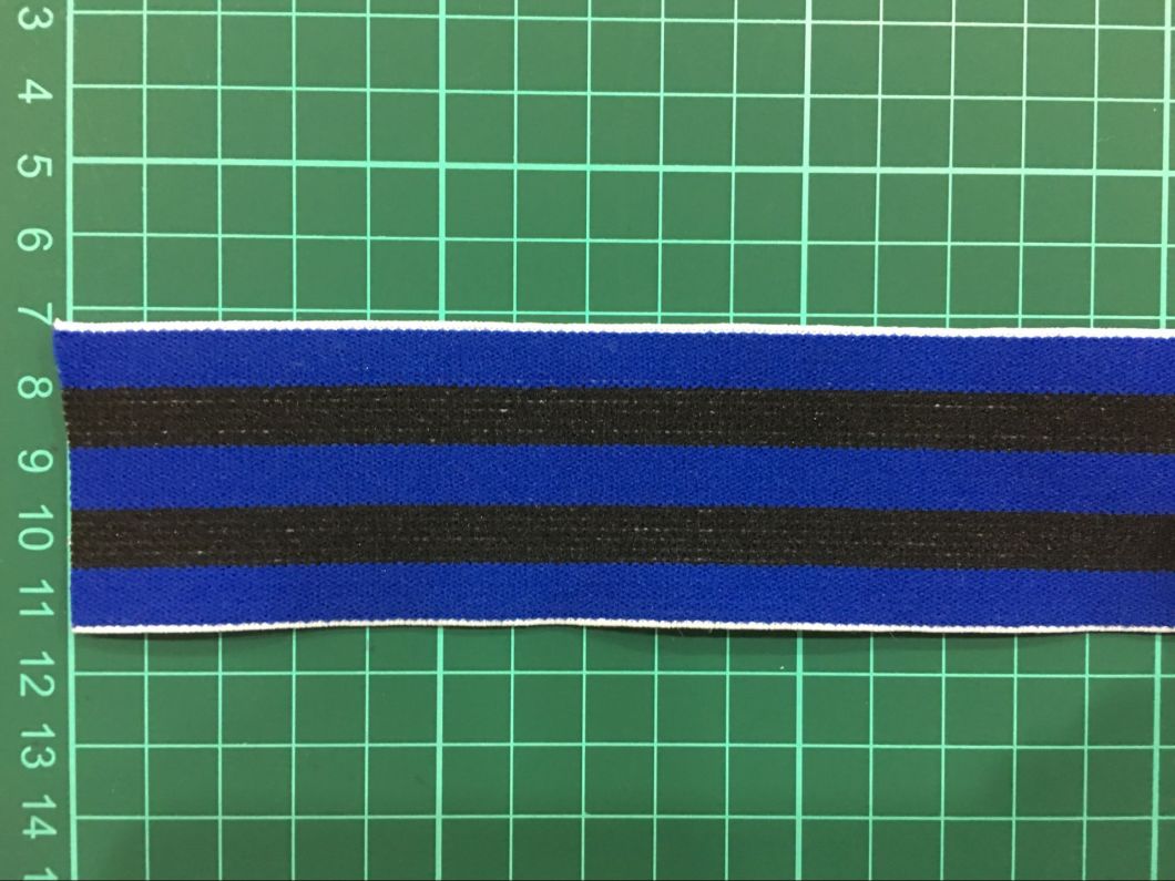 Blue and Black Elastic Tape for Elastic Tape for Underwear Ym-1008