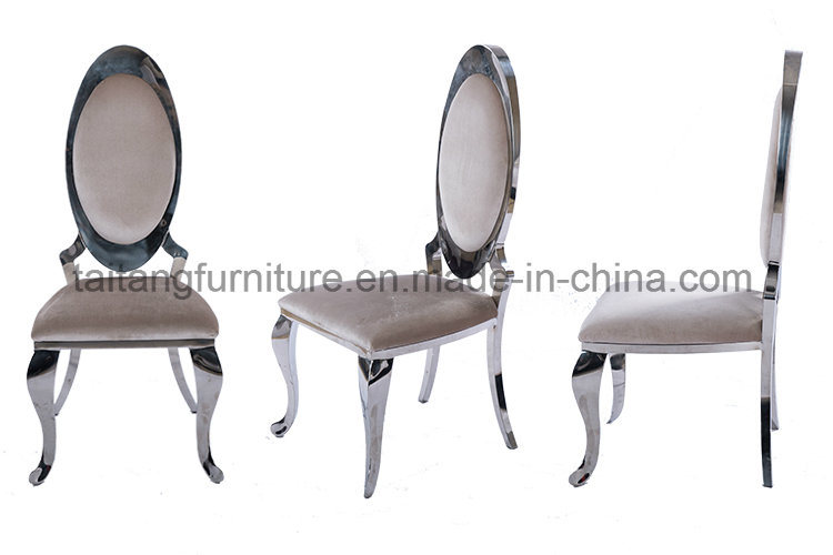 Hotel Use Wedding Banquet Stainless Steel Dining Chair
