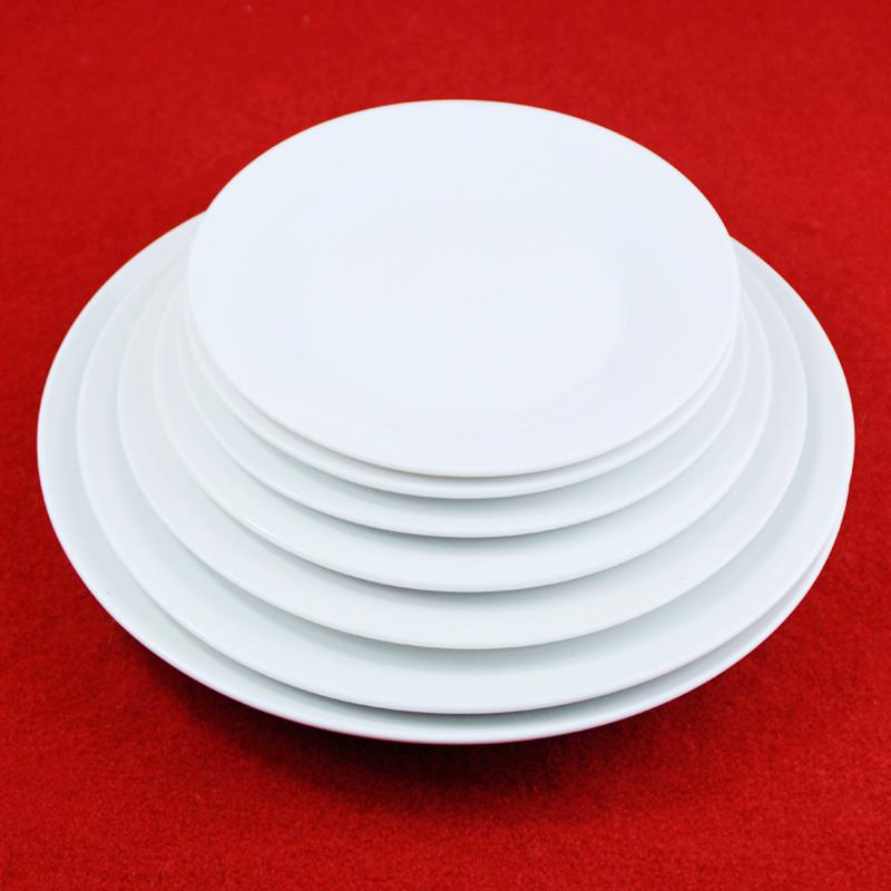 White Ceramic Dinnerware Restaurant Dinnerware