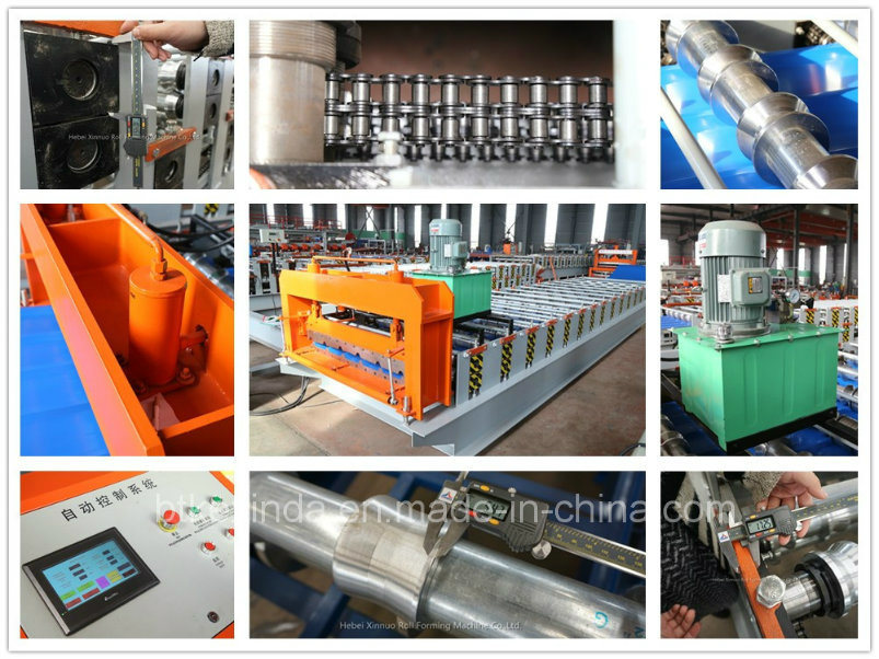 Kxd 800 Corrugated Metal Roofing Sheet Profile Roll Forming Machine