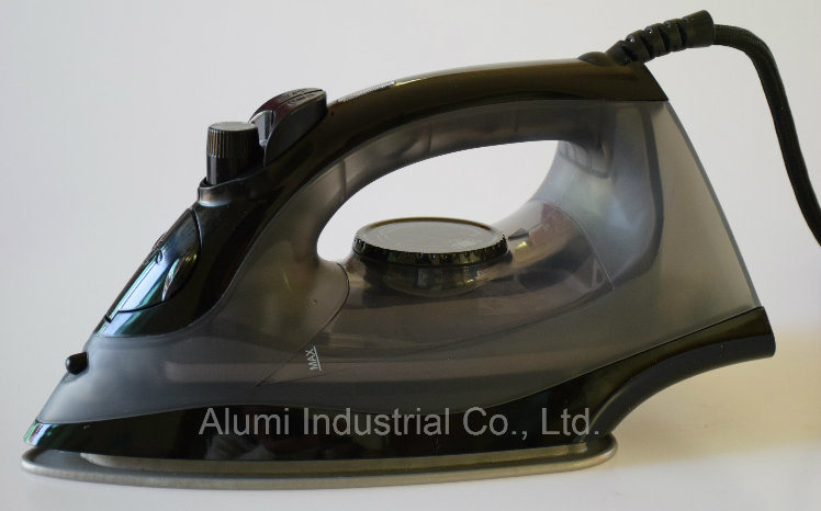 Hotel Electric Black Gray Steam Iron with Ceramic Soleplate