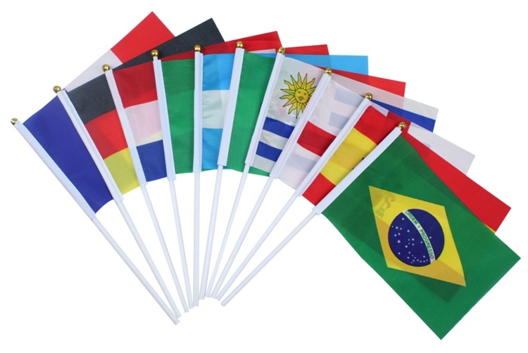 Eco-Friendly Customized Paper Material Hand Waving Flag