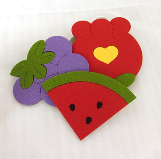 Various Styles Laser Cutting Felt Coaster Place Mat