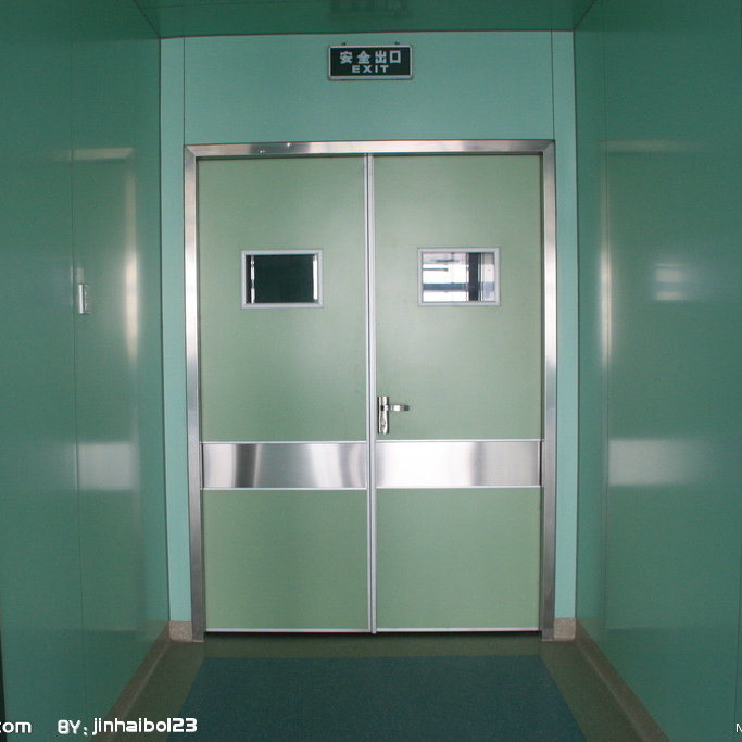 UL Listed Hot Design Fire Rated Hollow Metal Hospital Door Safety