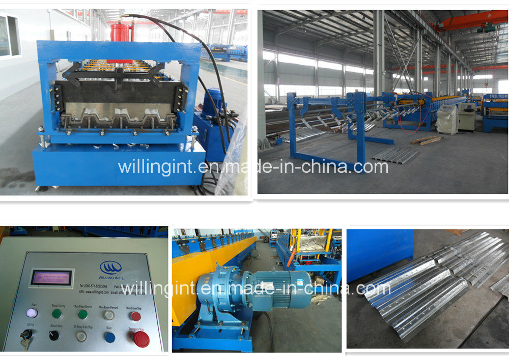 Ce Building Stainless Steel Floor Decking Roll Forming Machine