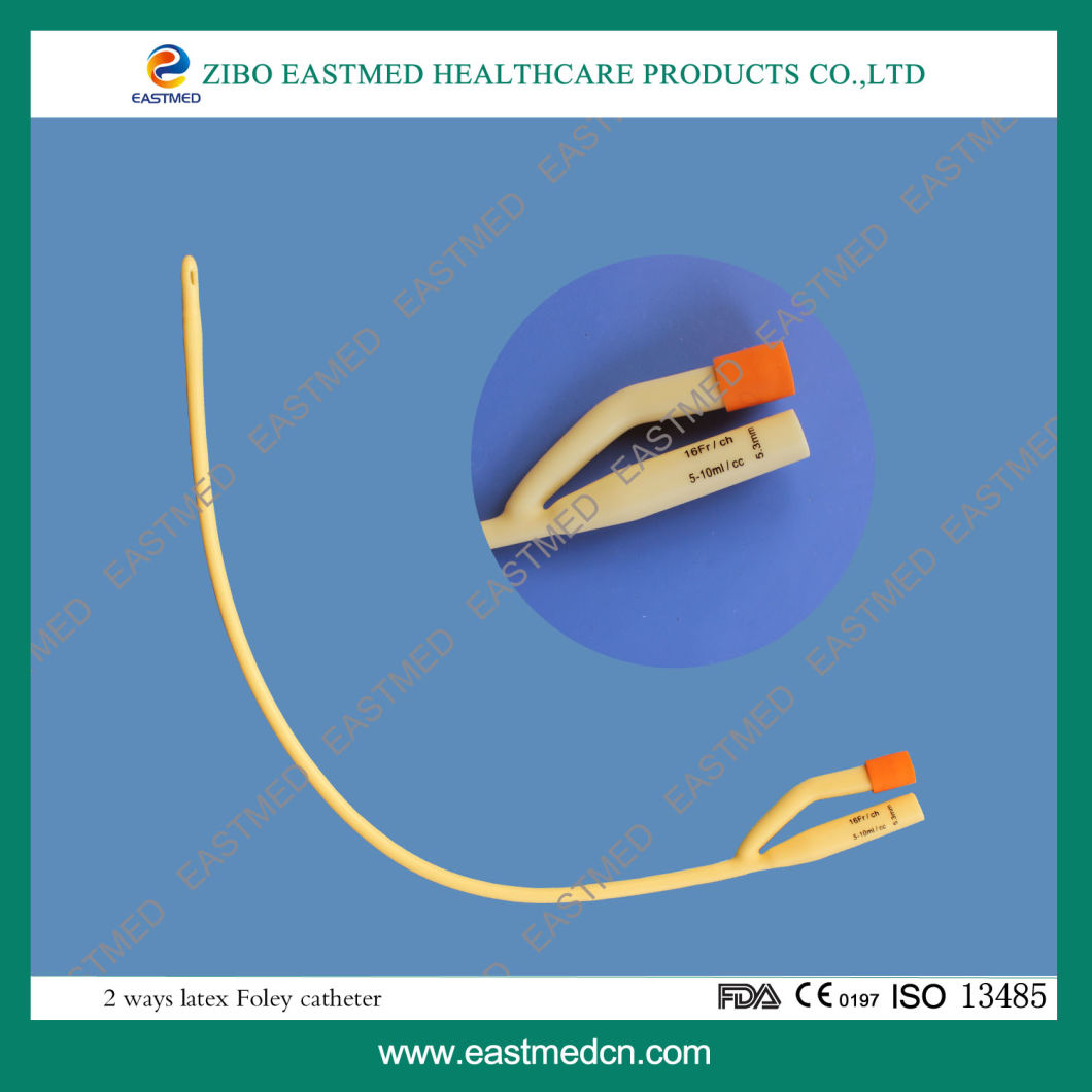 Two Ways Latex Foley Catheter