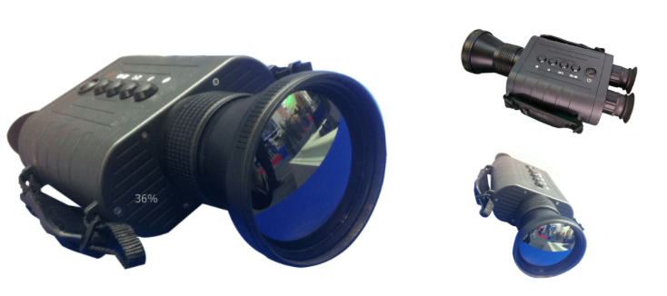 Binocular Portable Thermal Monitoring Night Vision Cameras with 2.5km Range