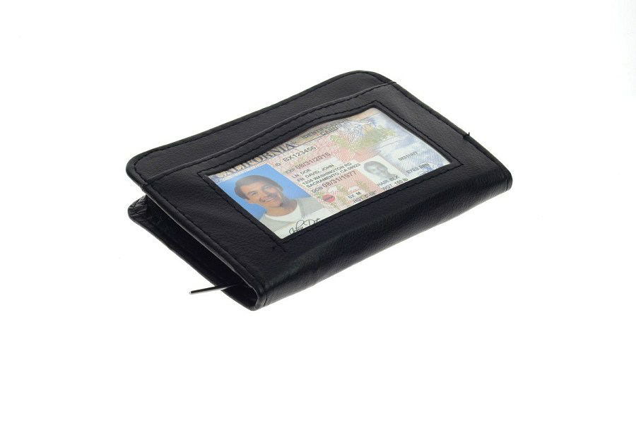 Black PU Leather Namecard Holder for Business Gift