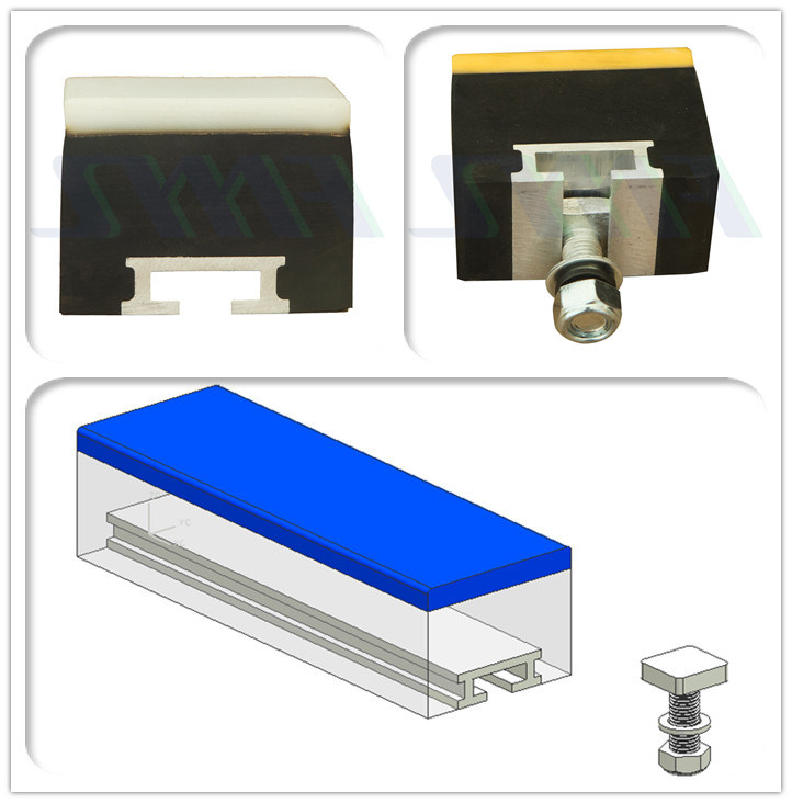 Mining Conveyor Impact Bed with UHMWPE Bars for Conveyor Rubber Skirt Board