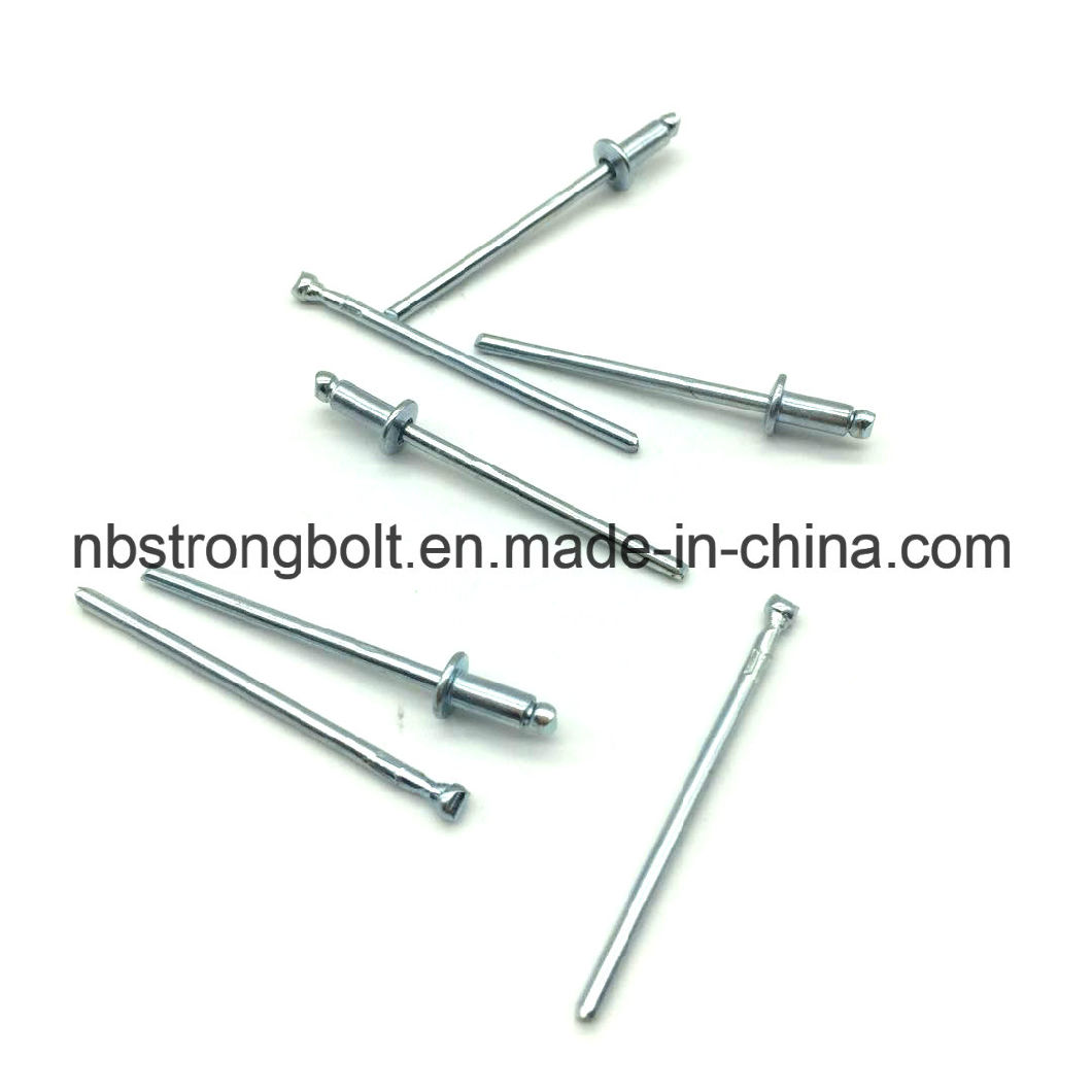 Aluminium Steel Open Type Round Head Blind Rivet