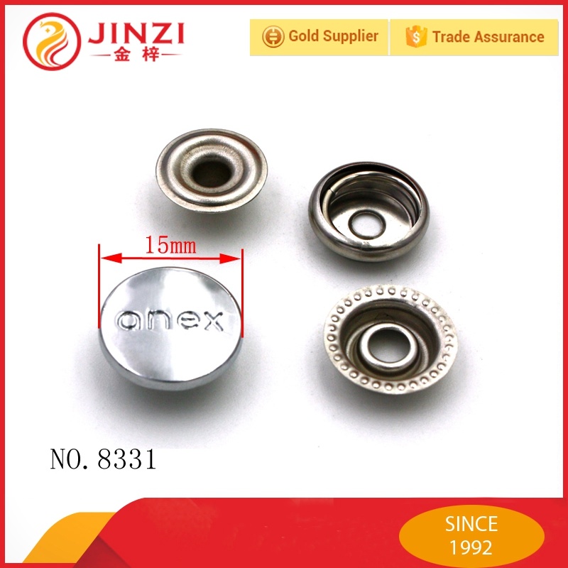 New Style Custom Plating Garment Press Studs Button