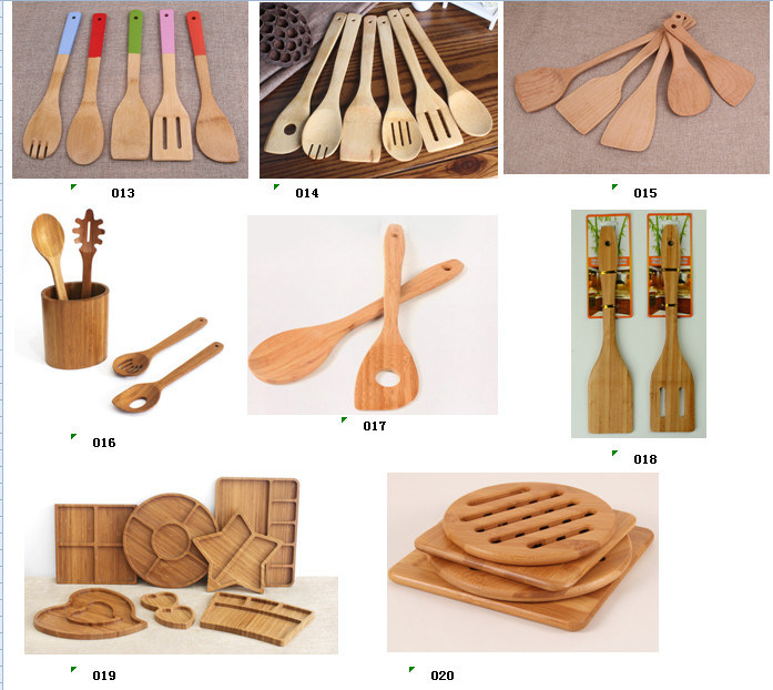 Eco-Friendly Flatware Bamboo Fork Fruit Fork Salad Fork