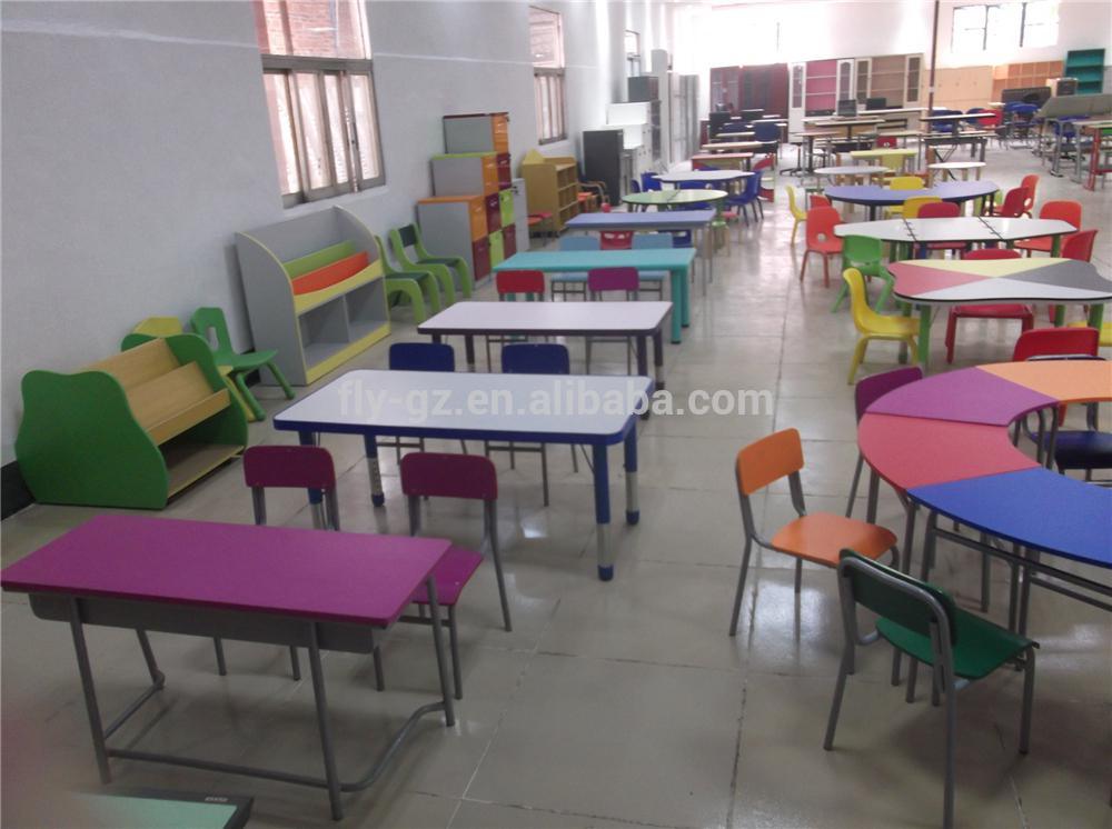 Cheap Price Double Student Table and Chair Classroom Furniture (SF-29D)