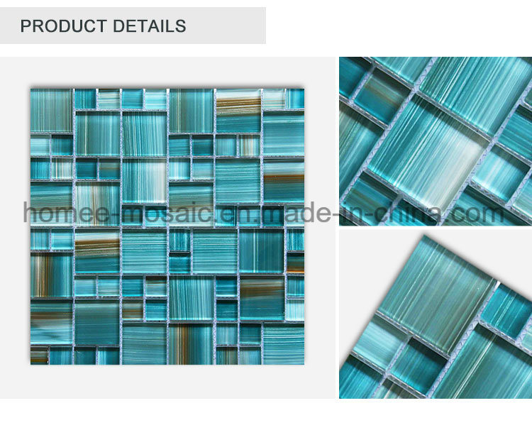 Cheap Price Special Green Glass Mosaic for Swimming Pool Tile