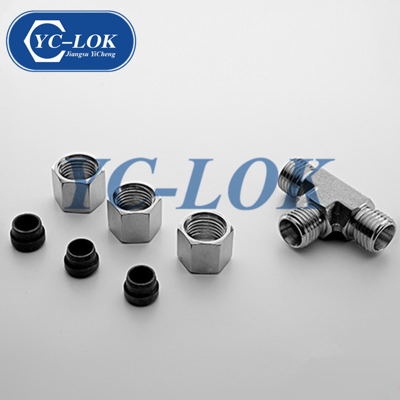 Stainless Steel 3 Way Equal Union Tee for Tube Pipe Connector