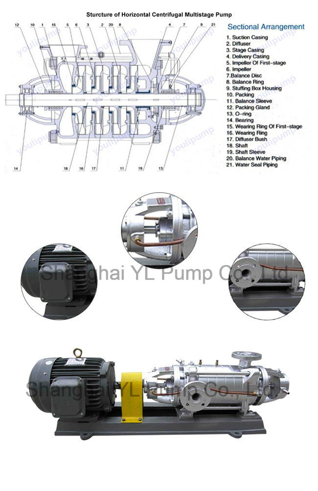 D Series Horizontal Multistage High Pressure Electric Pump