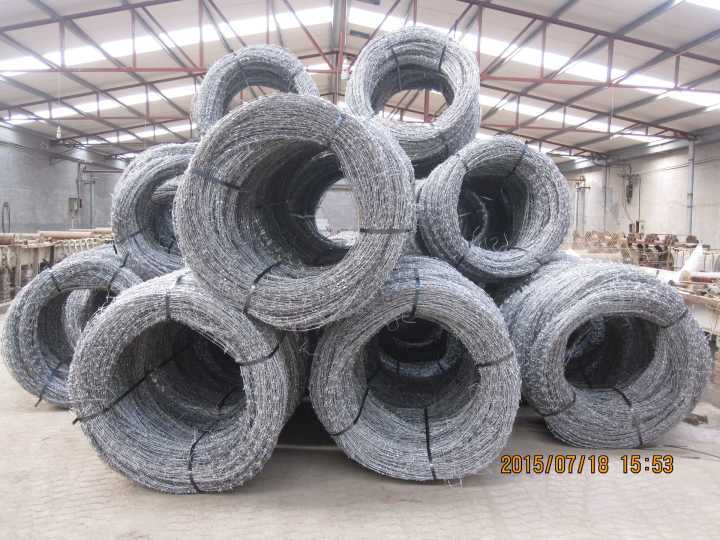 ISO Certificated PVC Coated /Galvanized Razor Barbed Wire for Fencing