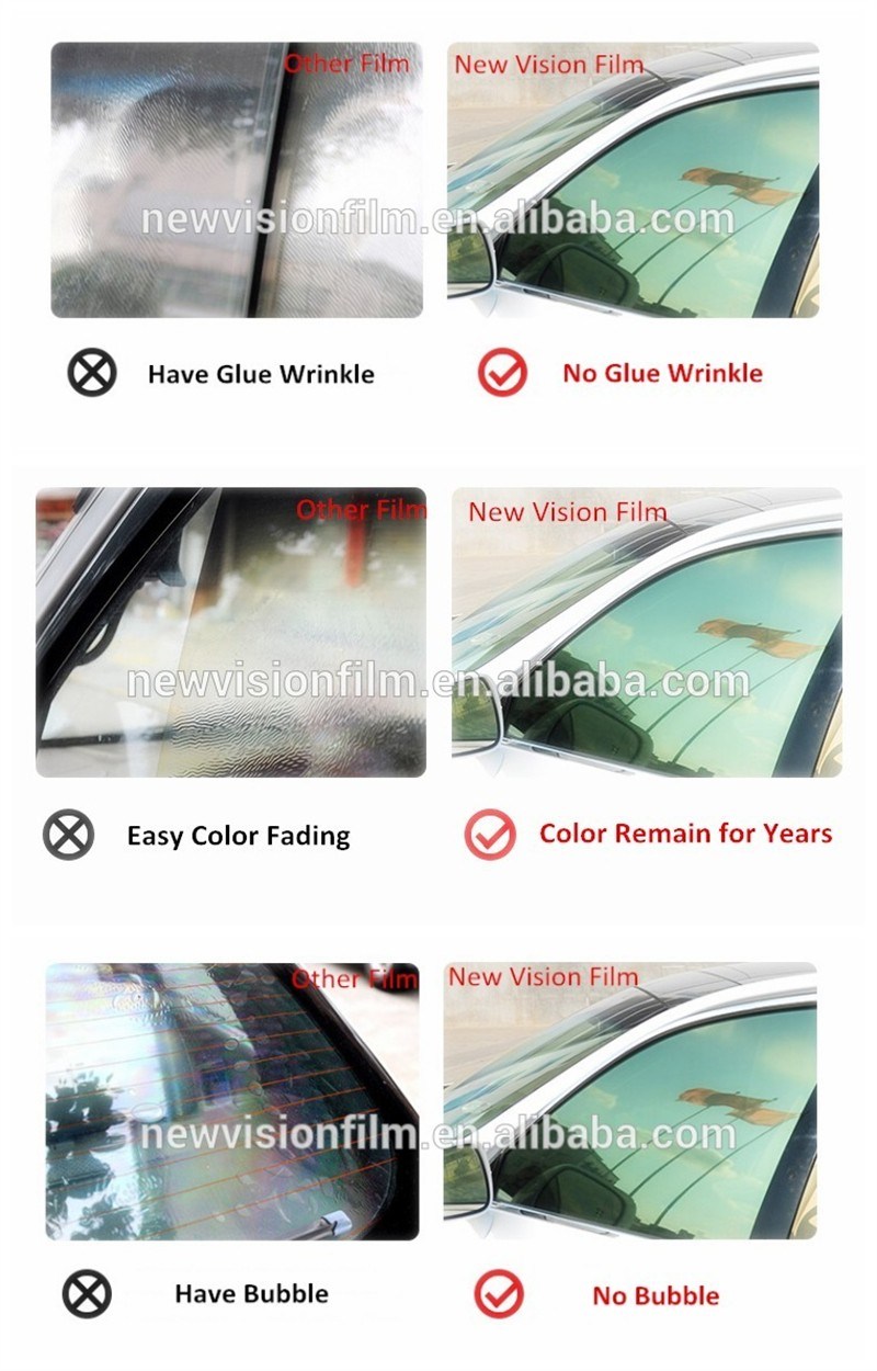Two Ply Black Window Tint 3m Car Window Wrapping Film