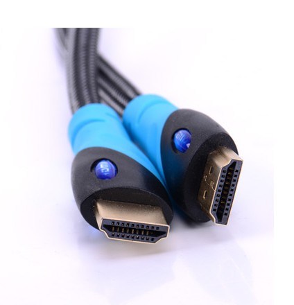 Double Color HDMI Cable with Nylon Braid Support 3D, 1080P