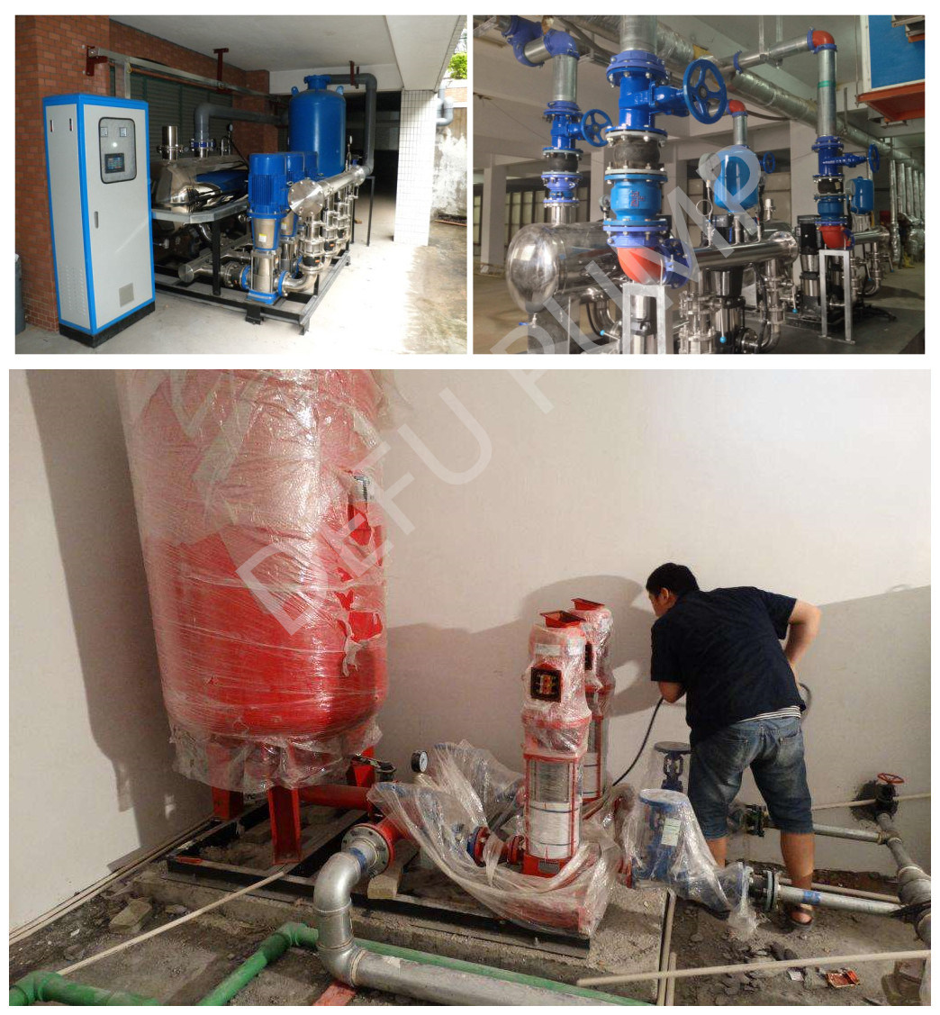 Factory Supply Variable Frequency Booster Water Pressure Pump for Building Water Supply