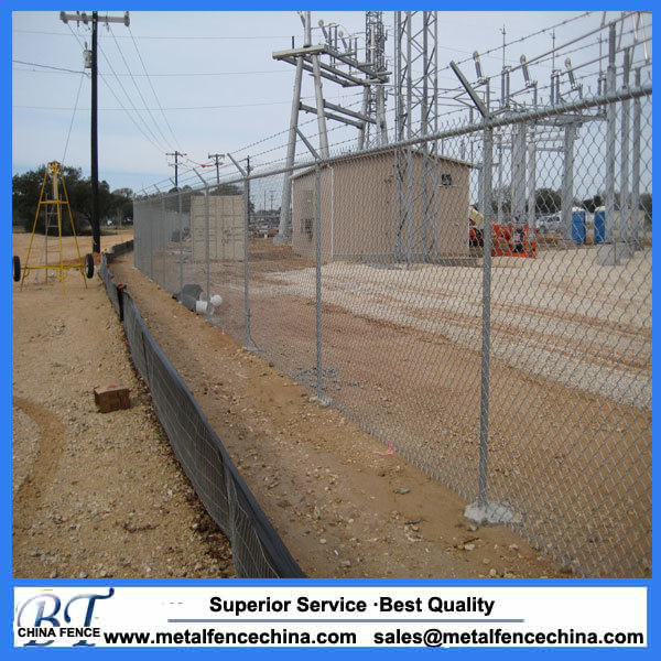 Shool Football Field Basketball Court Construction Chain Link Fence