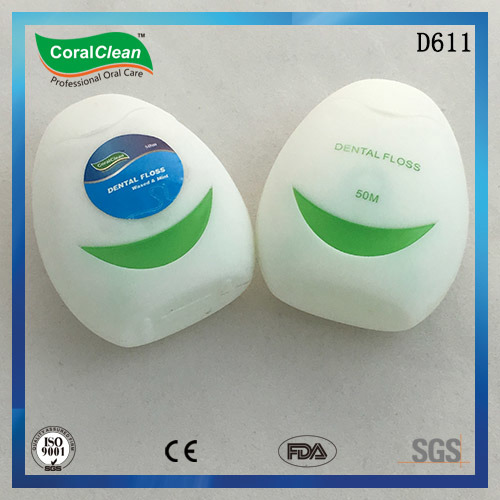 Oral Hygiene Fresh Mint Nylon PTFE Dental Floss Flosser